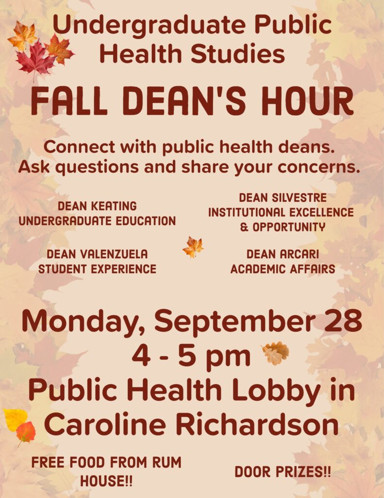 Fall 26 Dean's Hour flyer