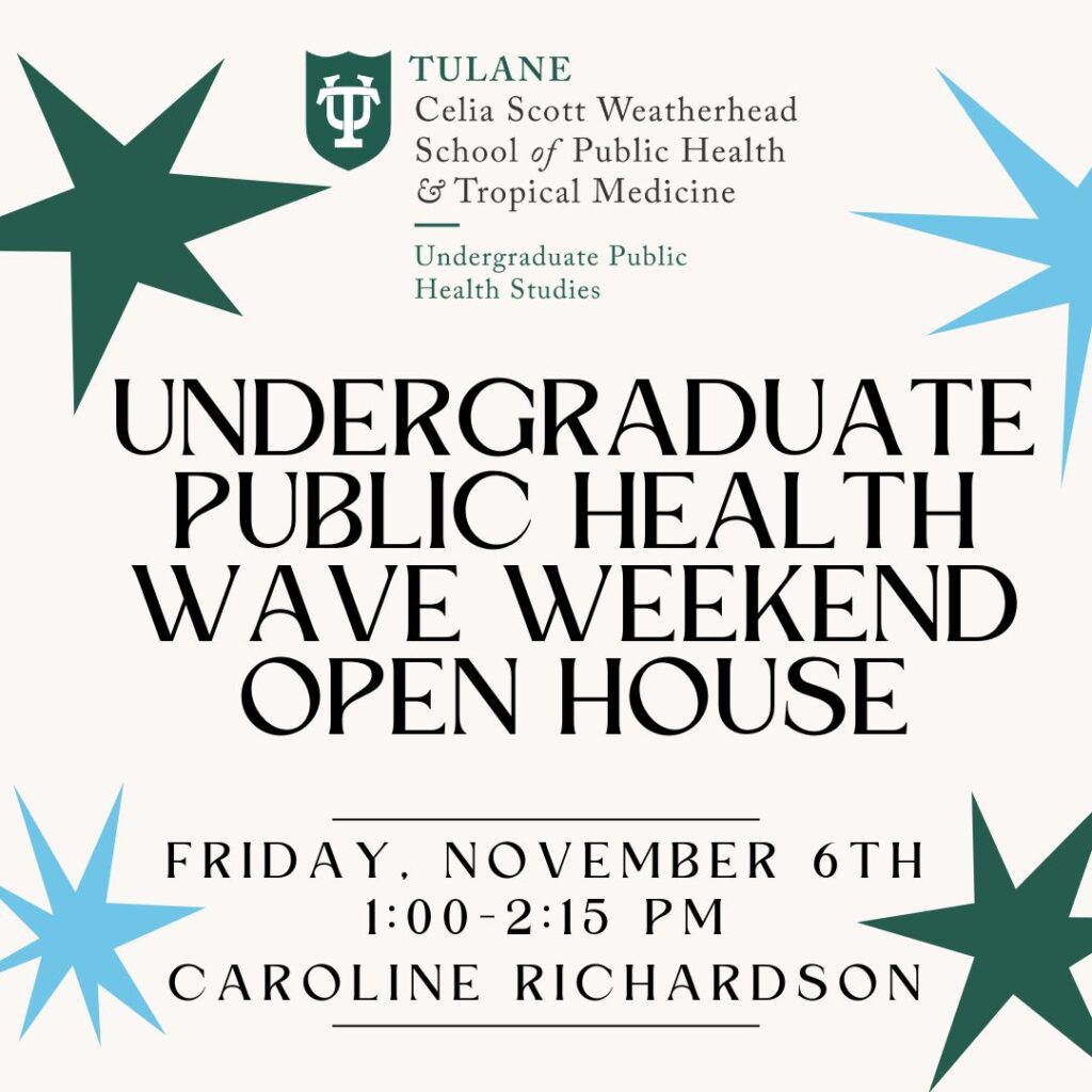 flyer for Homecoming Open House